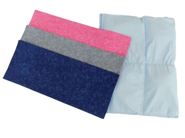 washable weighted lap pad blue