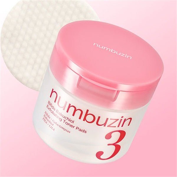 numbuzin no.3 bifida bakuchiol exfoliating toner pads 70ea 01 1.jpg