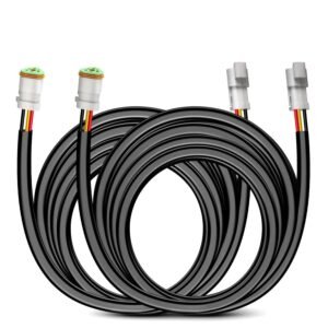 2pcs 16awg 10ft wire extension kit 3pin socket dt connector nilight 54146233 1.jpg